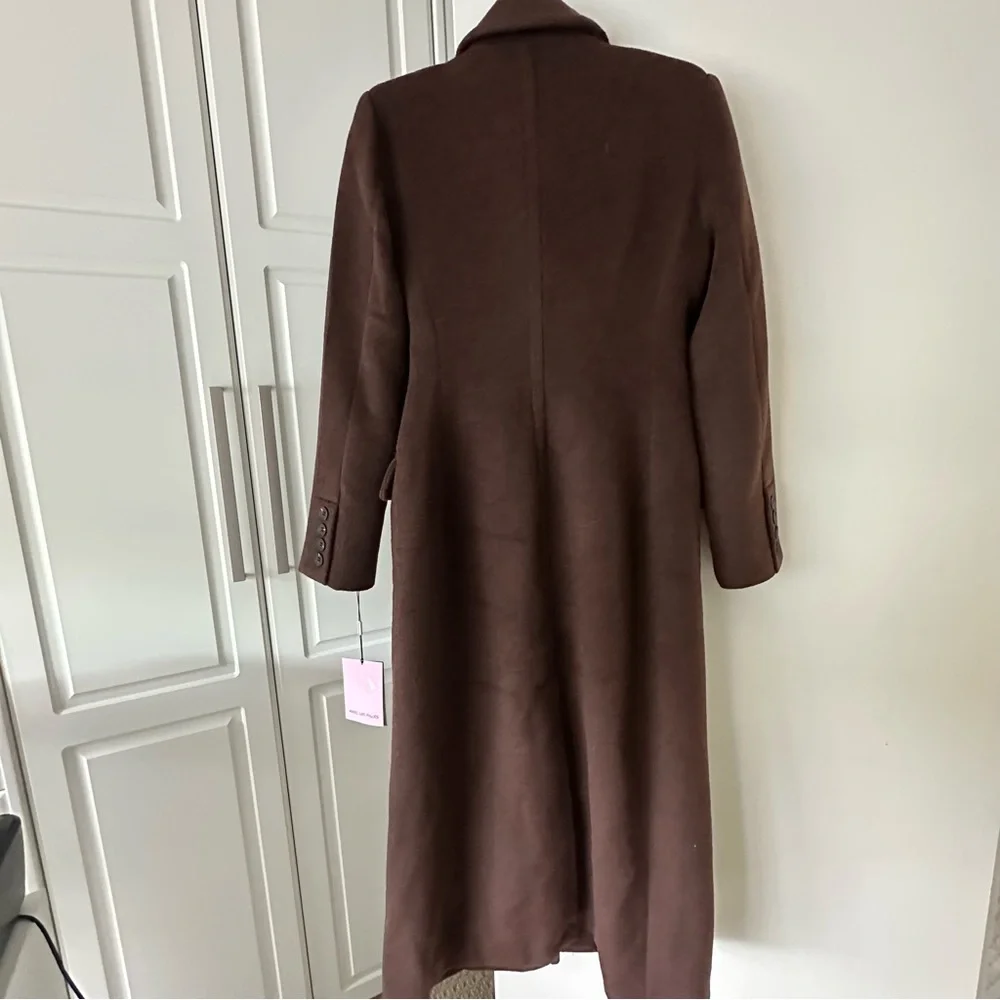 Avec Les Filles Chocolate Brown Coat - Picture 4 of 8